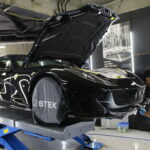 フェラーリ　８１２GTSに、STEK　Dyno　Shieldでプロテクションフィルム作業。