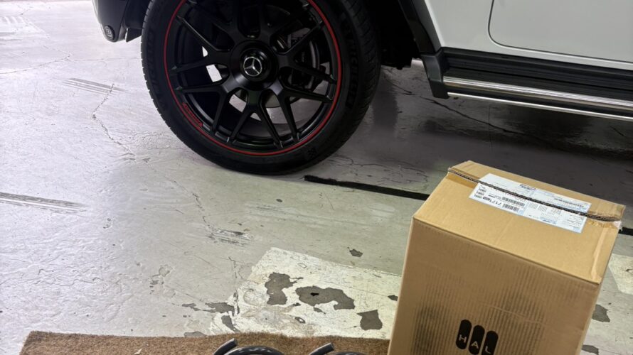 Benz Gクラス W463Aにiid ダウンサスお取り付け!