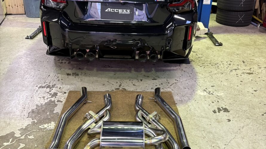 Ｇ８７Ｍ２なお客様に、３Ｄデザインマフラーお取り付け。