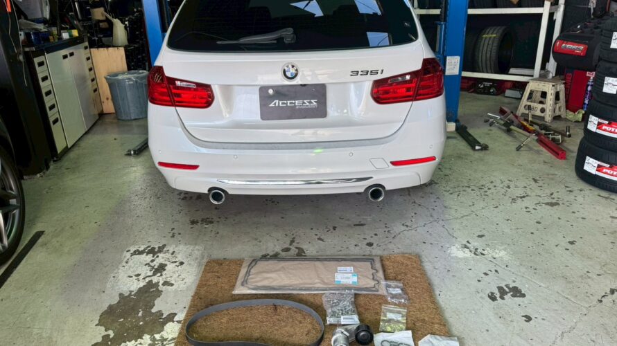 Ｆ３１　３３５のエンジンオイル漏れ修理