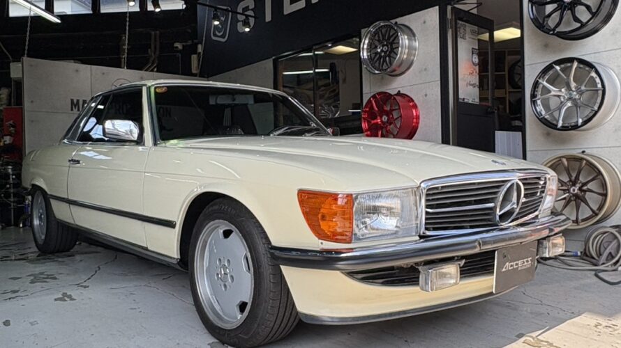 Ｃ１０７　380SLCなお客様の、マフラーワンオフ制作。