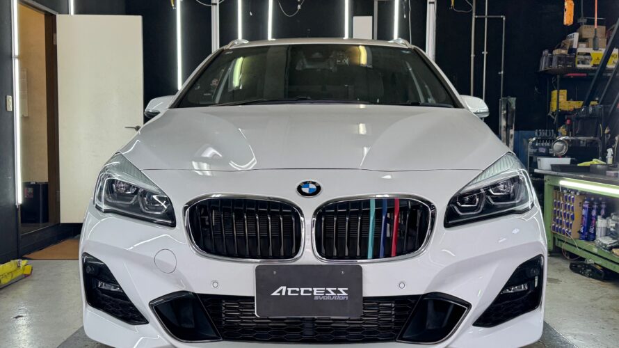 F45 218i アクティブツアラーのお客様に車検整備