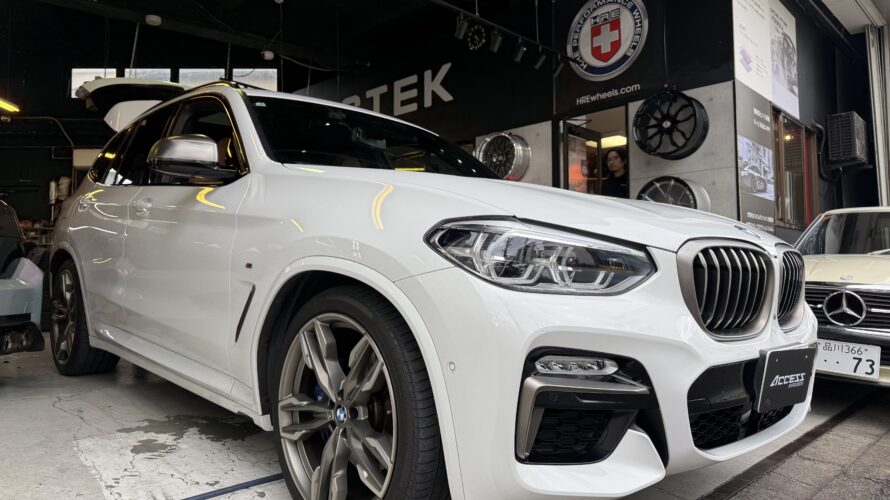 G01　Ⅹ3　Ⅿ40d　LCI　ダウンサス取付