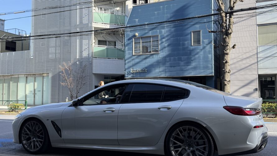 G16　M850i　グランクーペ にダウンサス取り付け