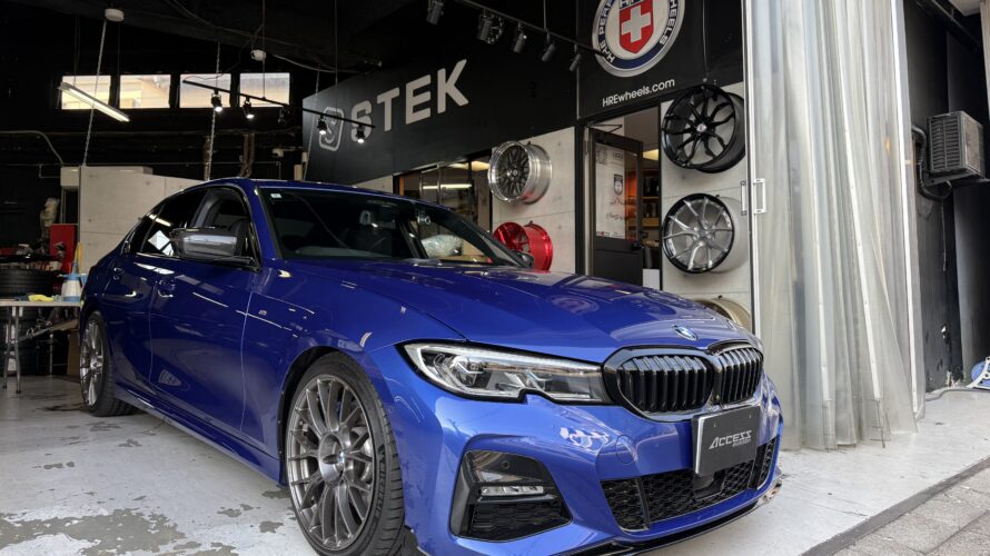 G20　330i　にリジカラ、CPM、アライメント、トランクガードPPF施工