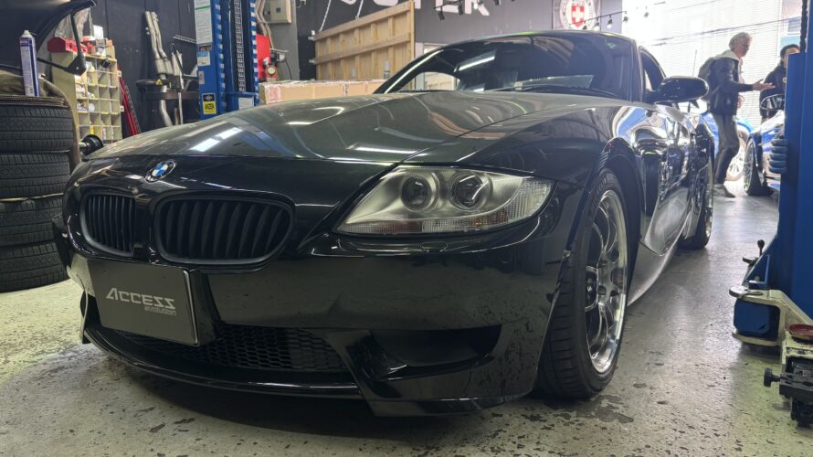 E86 Z4M エンジンオイル交換、バッテリー交換