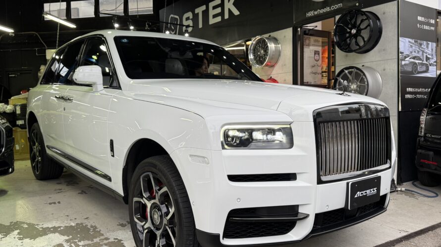 ロールスロイス　カリナン　QUICKSILVERマフラー交換など