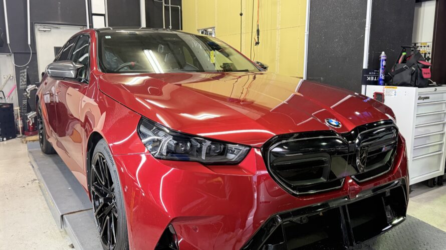 G90 M5 STEK DYNO Sheldにてフロントフルプロテクション