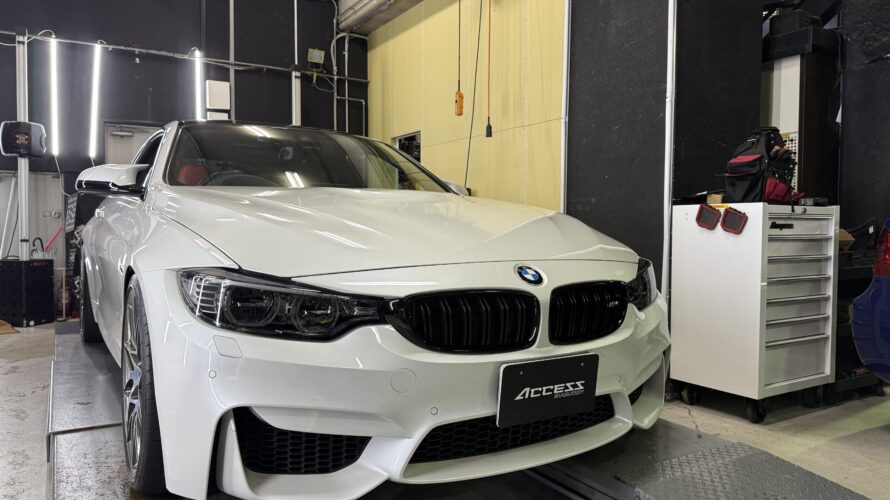 F82 M4 STEK DYNO Cloudにてヘッドライト＆テールライトプロテクション