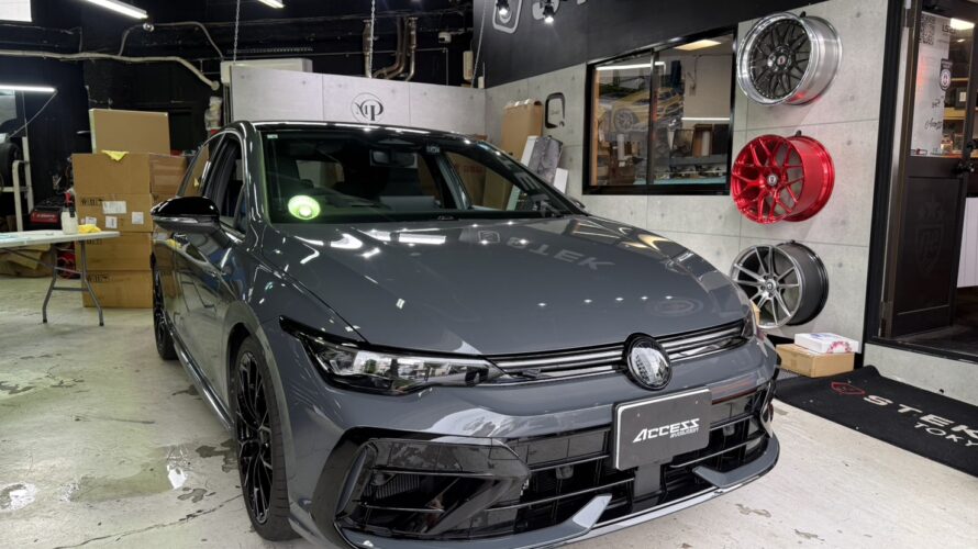 フォルクスワーゲン　8.5ゴルフR　ヘッドライトをSTEK　DYNO　SheldにてテールレンズをSTEK　DYNO　Cloudにてプロテクション