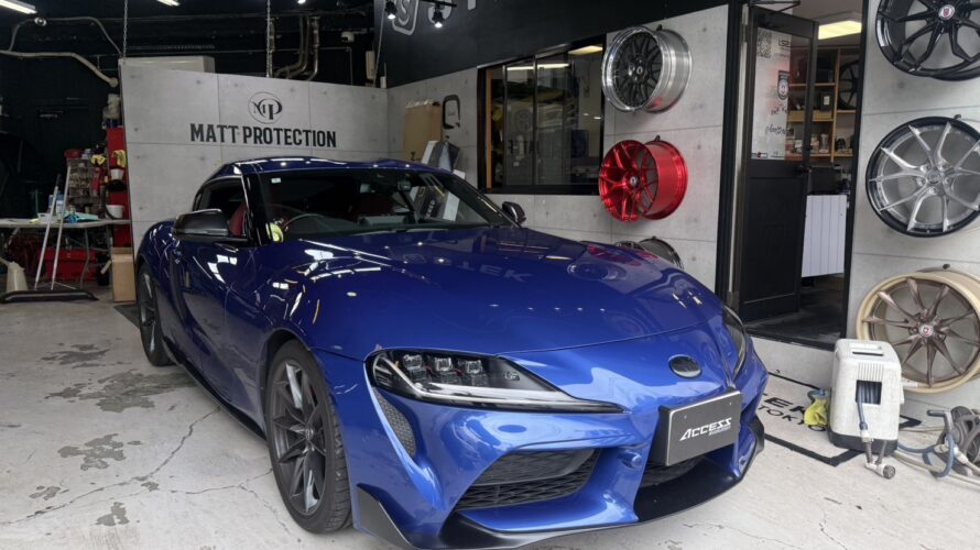 トヨタ　A91スープラ　エンジンオイル交換