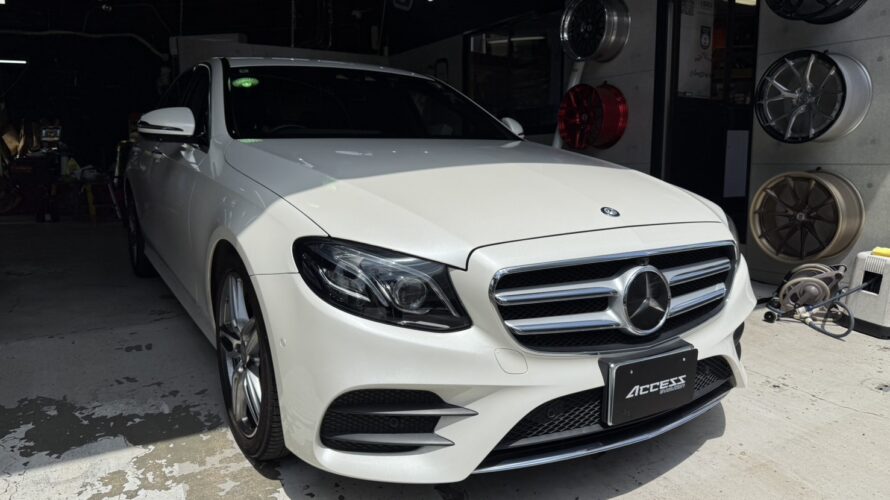 メルセデスベンツ　E250　エンジンオイル交換