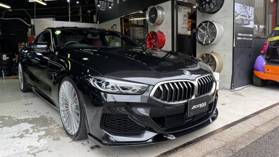 G15 M850i 車高調整＆エンドレスブレーキパッド取付