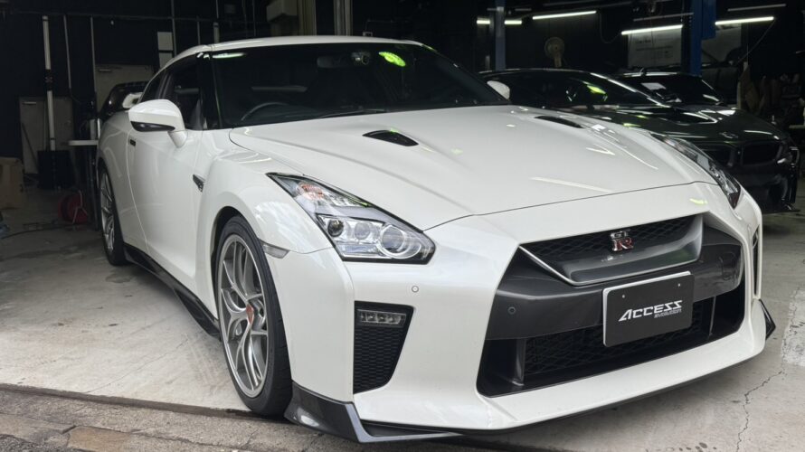 R35　GT-R　左リヤドライブシャフトブーツ交換