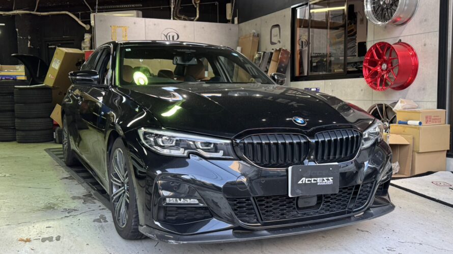 G20 320ｄ　ディクセルブレーキローター、低ダストパッド取付